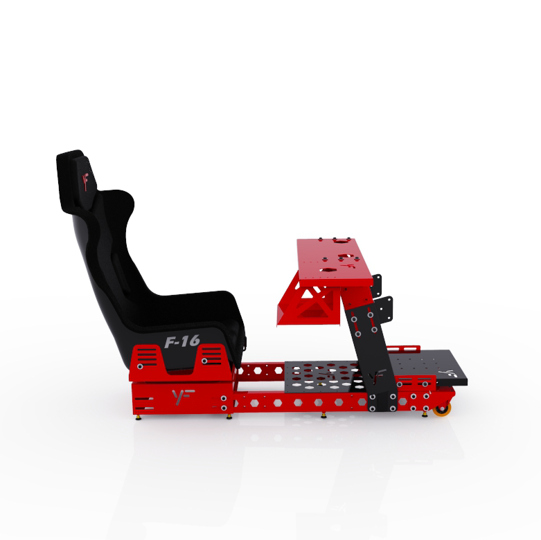 F16 - Bastidor de vuelo con butaca, corredera y ruedas - Imagen 2