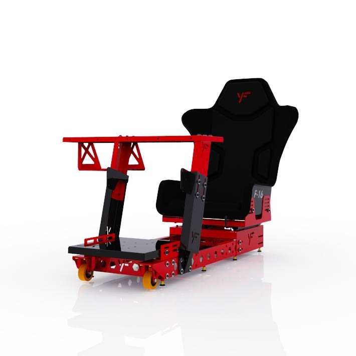 F16 - Bastidor de vuelo con butaca, corredera y ruedas - Imagen 3