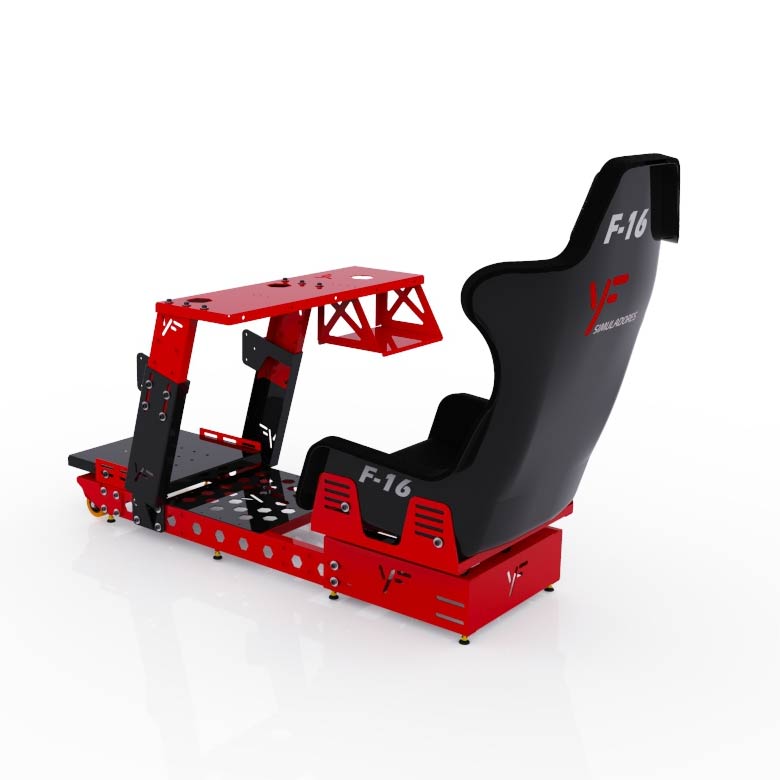 F16 - Bastidor de vuelo con butaca, corredera y ruedas - Imagen 4