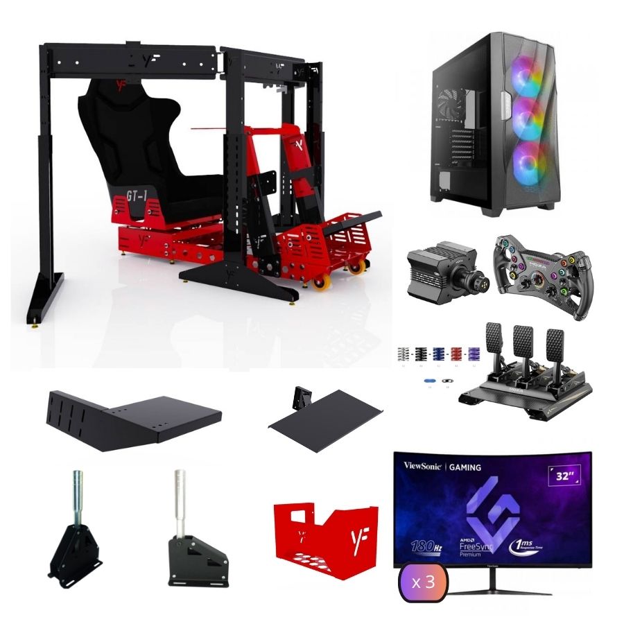 Bundle Racing 3 x 32" FULL - MOZA R9 - KS - Ultra