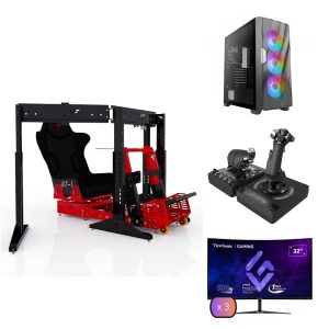 Bundle Vuelo HOTAS 3 x 32" - Elite