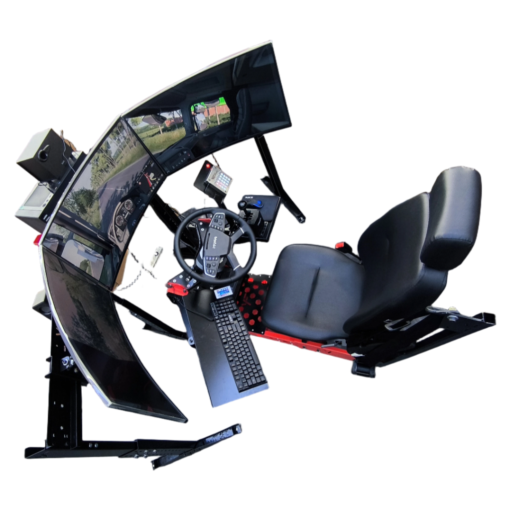 SIMTRUCK 3 x 32" - MOZA - Elite - Imagen 4